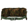 Camouflaged design, 6 pocket waist bag. Spacious and comfortable to wear.