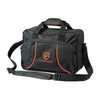 Black colored sturdy gym/travel bag. Extra pockets, Hand and shoulder strap.