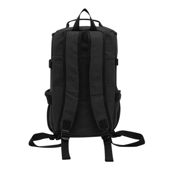 45 L, Black colored, 3 way duffle bag with extra pockets
